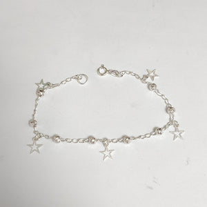 PULSERA TEJIDO ESPECIAL PLATA .925 18 CM 2.7 GR (NUEVO)