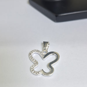 DIJE MARIPOSA C/CIRCONIAS PLATA .925 2.3 GR (NUEVO)