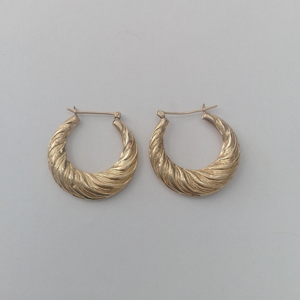 ARRACADAS PAR ORO 14 K 3,50 GRMS (SEMINUEVO)