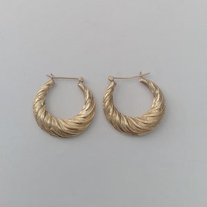 ARRACADAS PAR ORO 14 K 3,50 GRMS (SEMINUEVO)