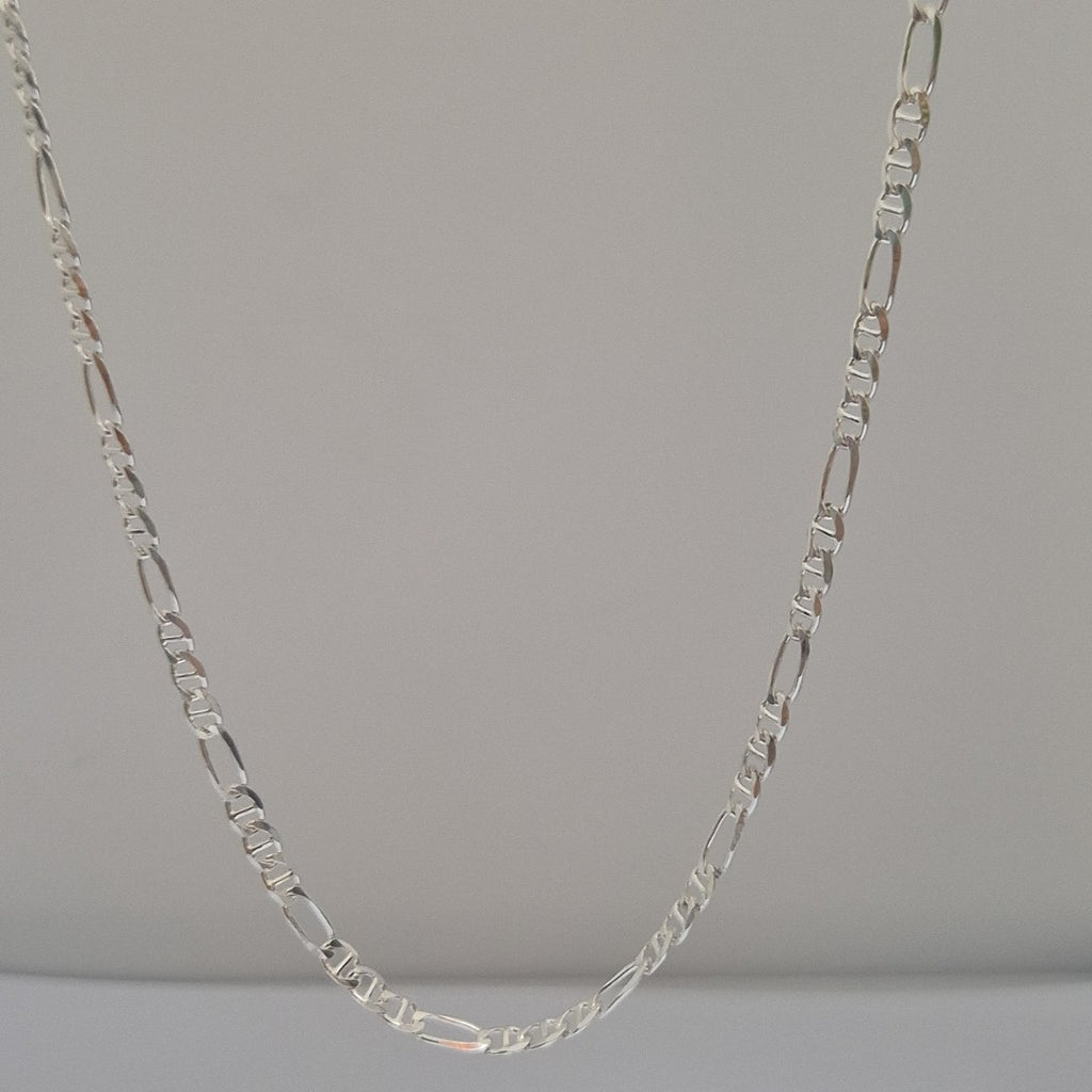 CADENA TEJIDO MARINERO PLATA .925 55 CM 8 GR (NUEVO)