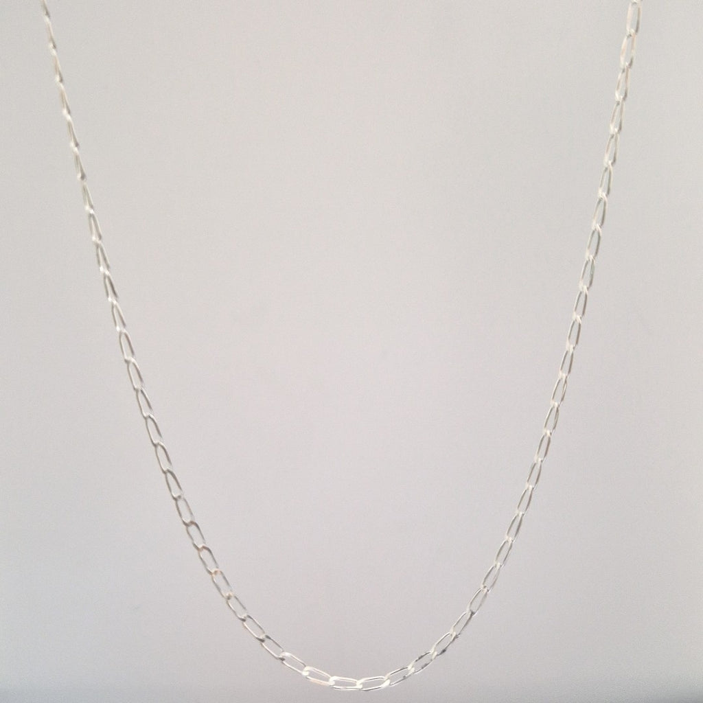 CADENA TEJIDO ESLABONES PLATA .925 60 CM 3 GR (NUEVO)