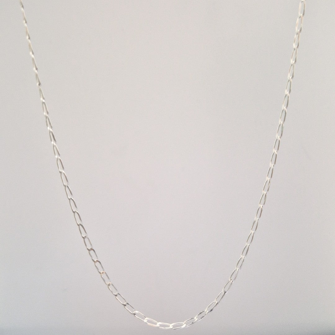 CADENA TEJIDO ESLABONES PLATA .925 60 CM 3 GR (NUEVO)