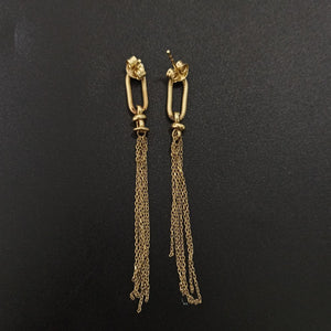ARETES PAR,PULSERA ORO 14 K 2,30 GRMS (SEMINUEVO)