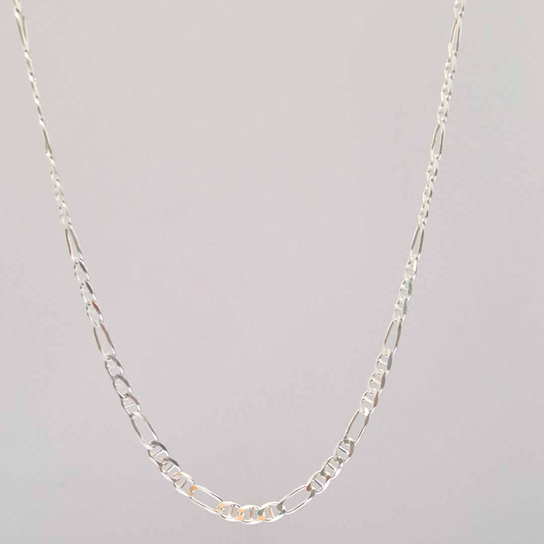 CADENA TEJIDO MARINERO PLATA .925 55 CM 8 GR (NUEVO)