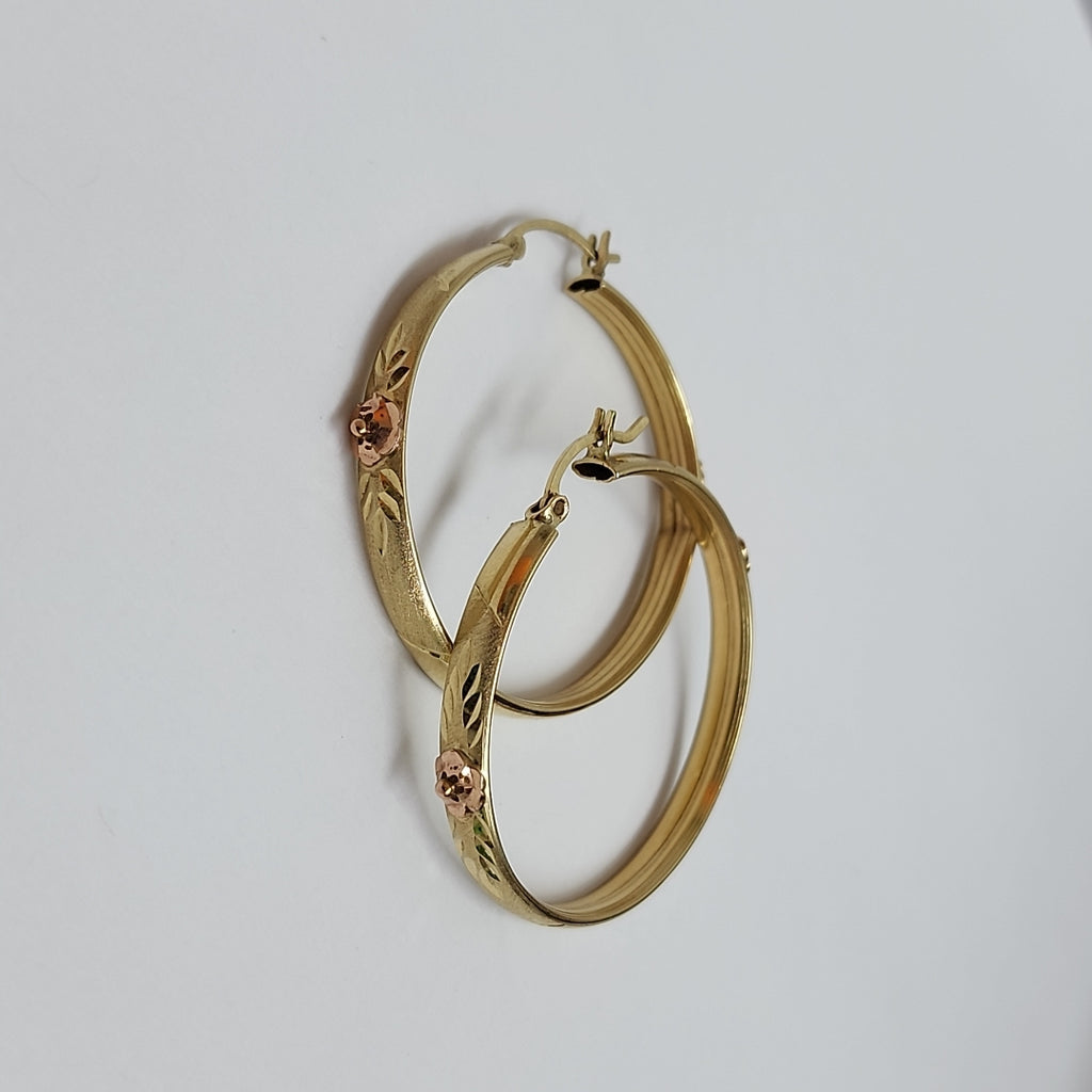 ARRACADAS PAR ORO COMBINADO 10 K 6.3 GRMS (SEMINUEVO)