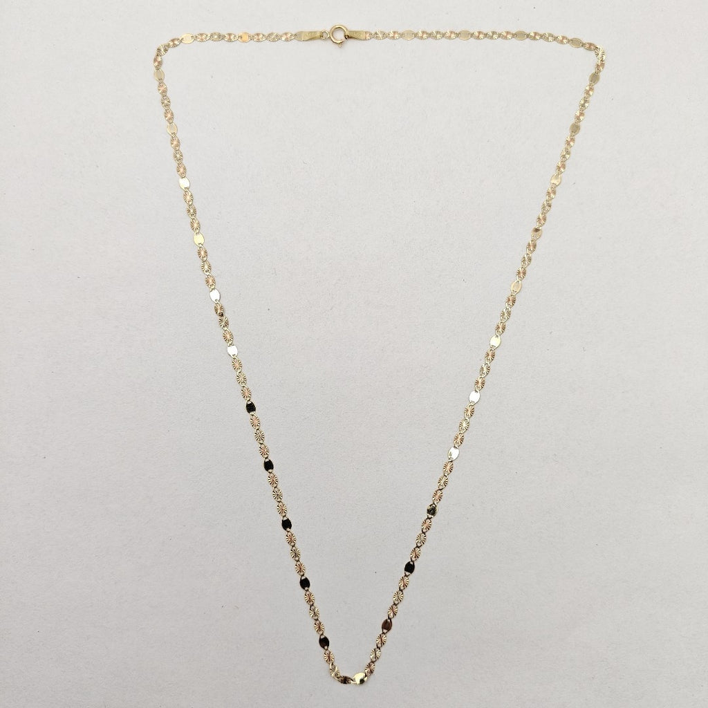 CADENA ORO COMBINADO 14 K 1,20 GRMS (SEMINUEVO)