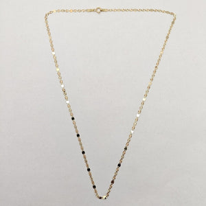 CADENA ORO COMBINADO 14 K 1,20 GRMS (SEMINUEVO)