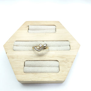 ANILLITO ORO COMBINADO 14 K 2,30 GRMS (SEMINUEVO)