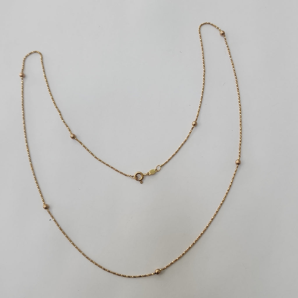 GARGANTILLA ORO 14 K 2.4 GRMS (SEMINUEVO)