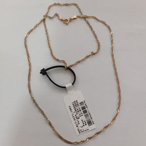 CADENA ORO, ORO COMBINADO 14 K 2.6 GRMS (SEMINUEVO)