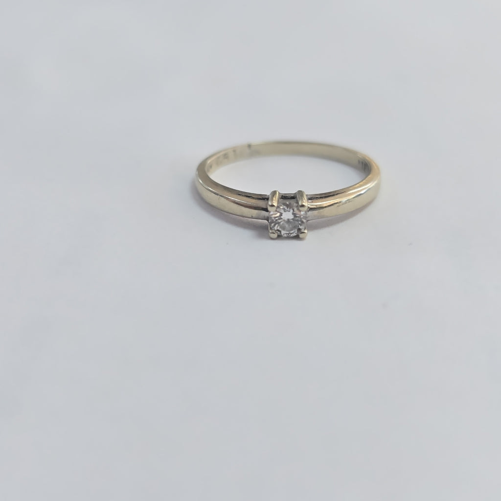 ANILLITO ORO BLANCO 14 K 1.7 GRMS (SEMINUEVO)