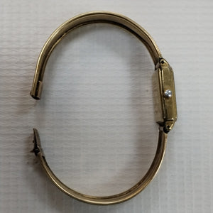 RELOJ CAJA ACERO PULSO ORO ORO 10 K 19 GRMS (SEMINUEVO)
