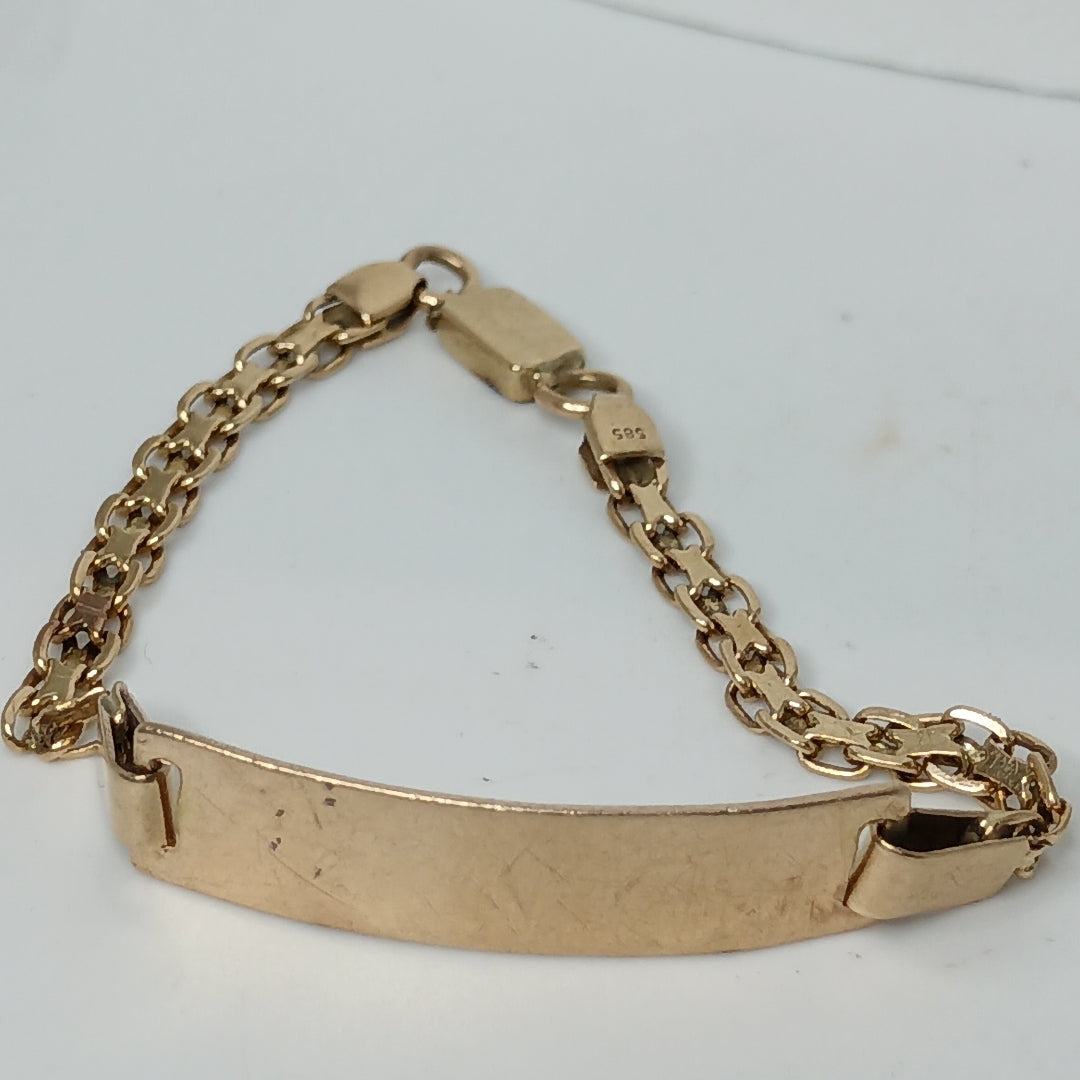 ESCLAVA ORO 14 K 7,10 GRMS (SEMINUEVO)
