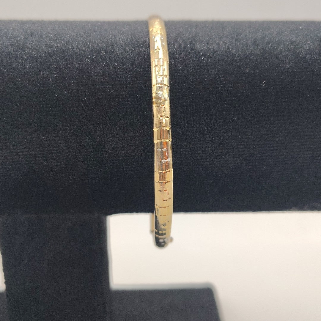 PULSERA RIGIDA ORO 10 K 3.8 GRMS (SEMINUEVO)