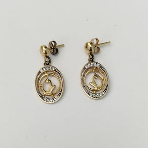 ARETES PAR ORO 14 K 4.2 GRMS (SEMINUEVO)
