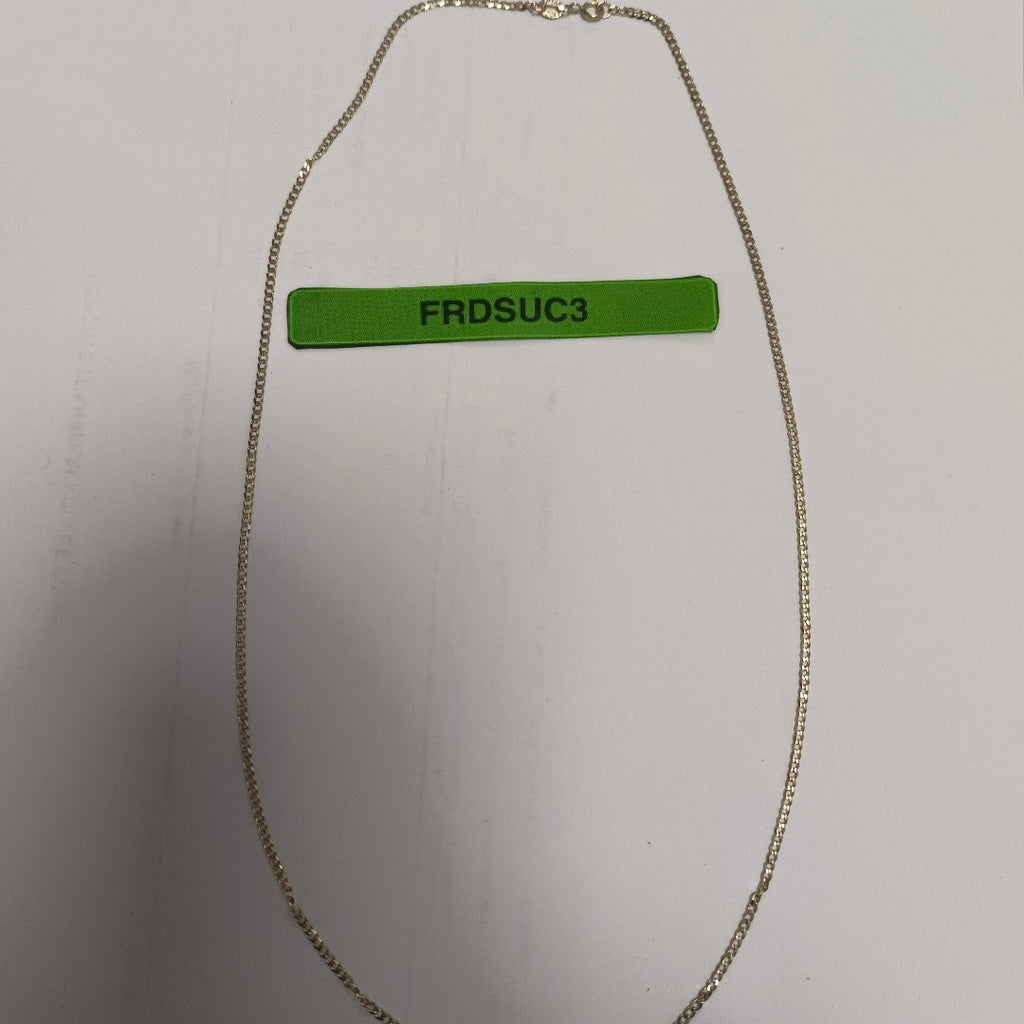 CADENAS TEJIDO BARBADA ORO 10K 55 CM 3.4 GR (NUEVO)