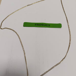 CADENAS BARBADA DIAMANTADA ORO 14K 60 CM 6.1 GR (NUEVO)