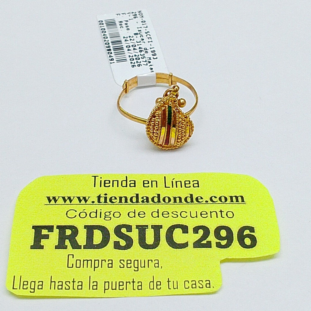 ANILLITO ORO 21 K 3.9 GRMS (SEMINUEVO)