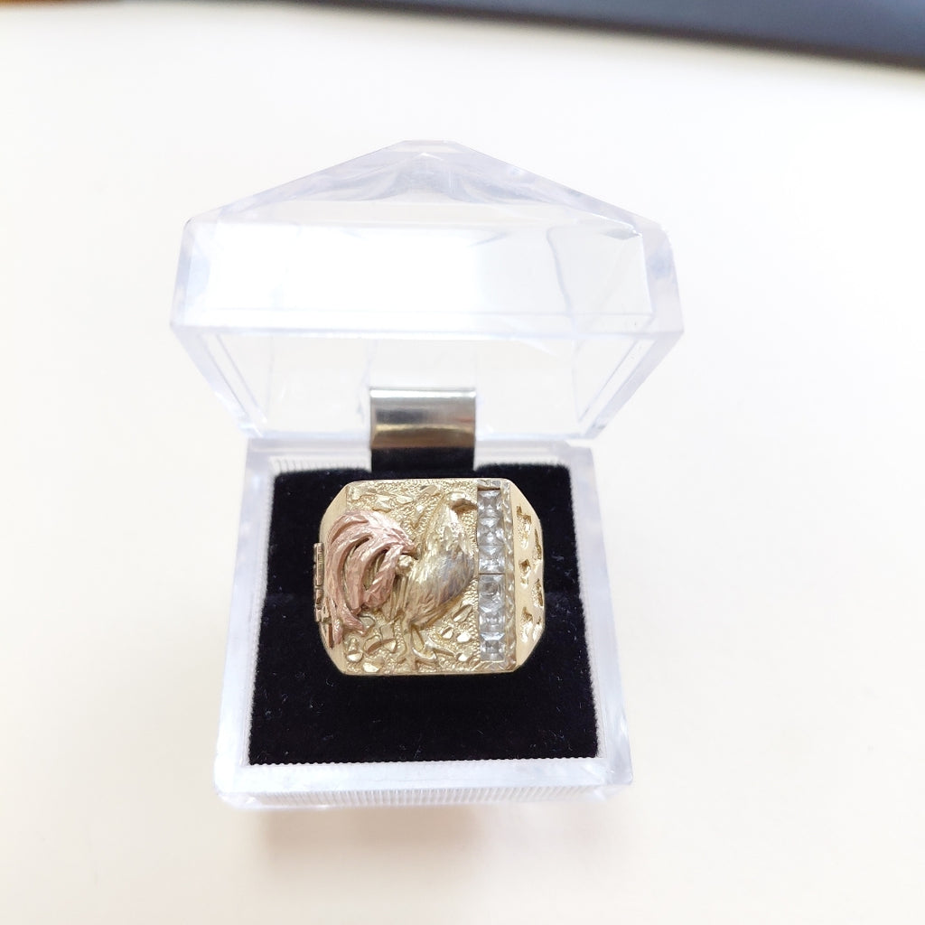 ANILLO ORO 10 K 9.7 GRMS (SEMINUEVO)
