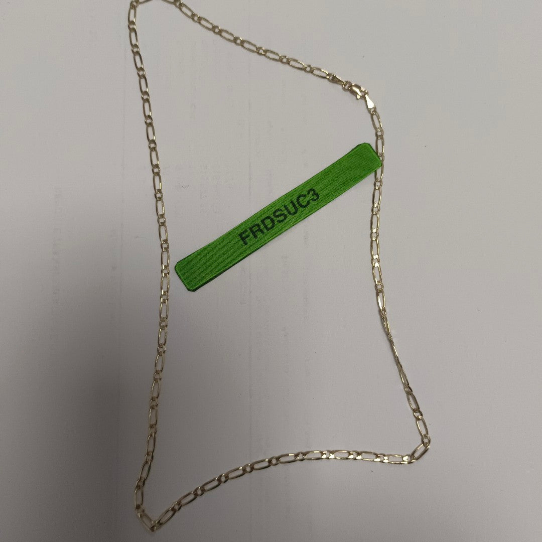 CADENAS 1X1 ORO 14K 55 CM 7.5 GR (NUEVO)