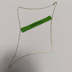 CADENAS TEJIDO 3X1 ORO 14K 55 CM 2.4 GR (NUEVO)