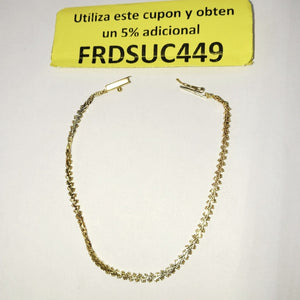 PULSERA ORO, ORO COMBINADO 14 K 4.5 GRMS (SEMINUEVO)