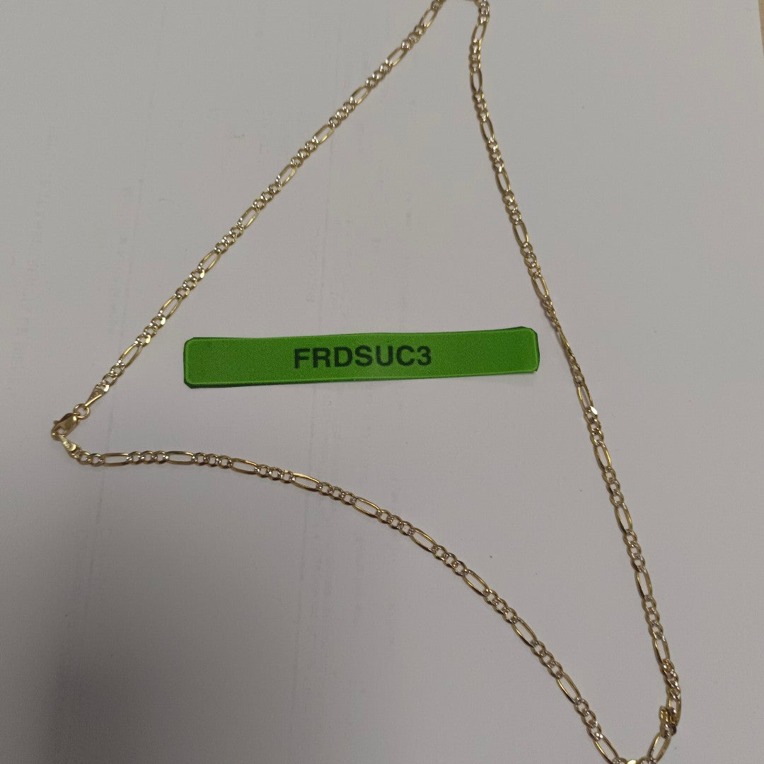 CADENAS 3X1 DIAMANTADA ORO 14K 55 CM 8.7 GR (NUEVO)