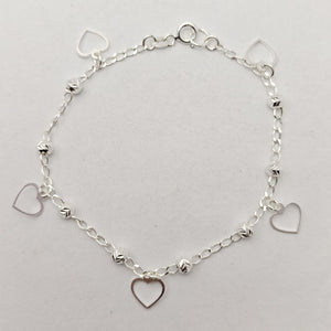 PULSERA TEJIDO ESPECIAL PLATA .925 18 CM 2.6 GR (NUEVO)