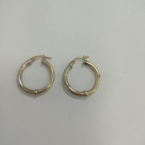 ARRACADAS PAR ORO 14 K 3.5 GRMS (SEMINUEVO)