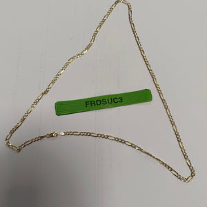 CADENAS 3X1 DIAMANTADA ORO 14K 55 CM 8.4 GR (NUEVO)