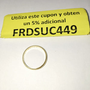 ARGOLLA ORO 10 K 1.9 GRMS (SEMINUEVO)