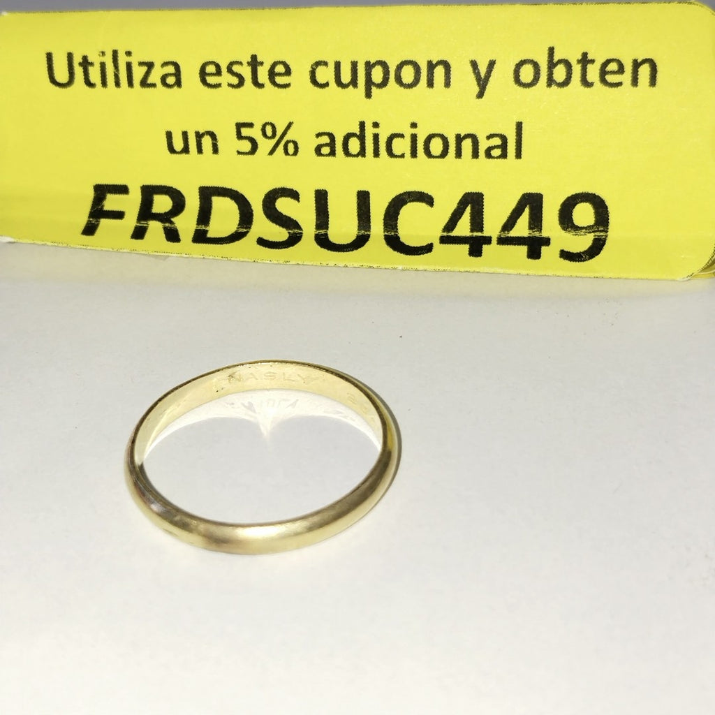 ARGOLLA ORO 10 K 2.6 GRMS (SEMINUEVO)