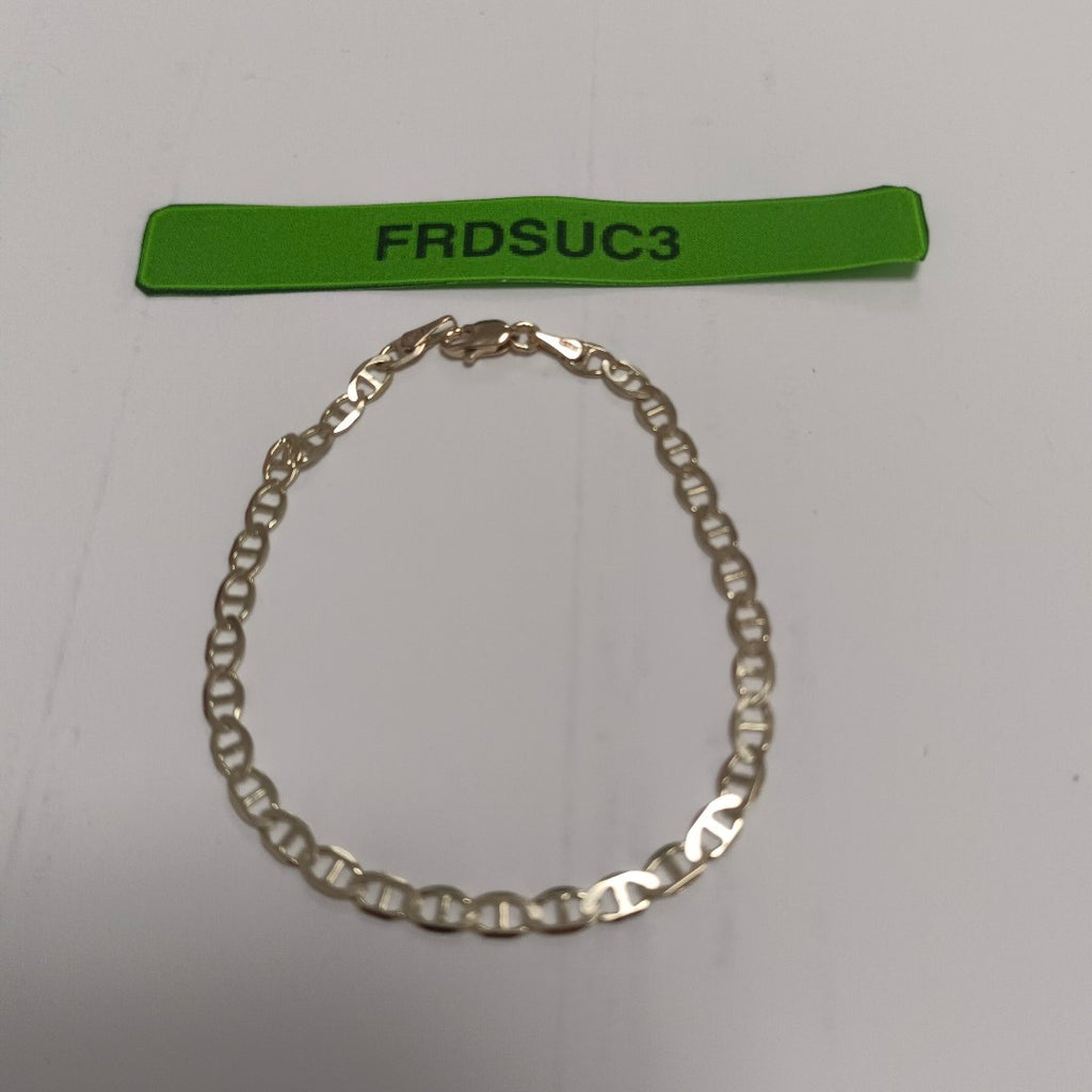 PULSERAS TEJIDO MARINERA ORO 14K 18 CM 2.9 GR (NUEVO)