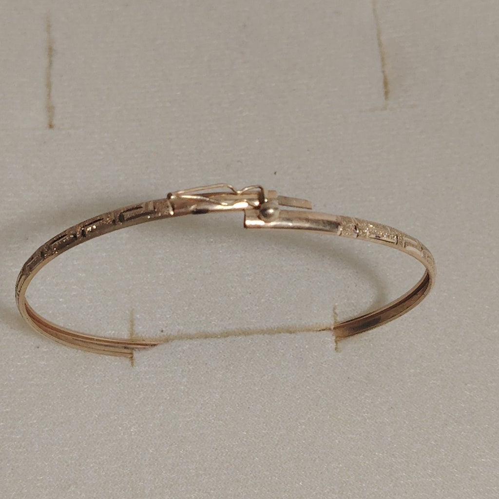 PULSERA RIGIDA ORO 14 K 2.9 GRMS (SEMINUEVO)