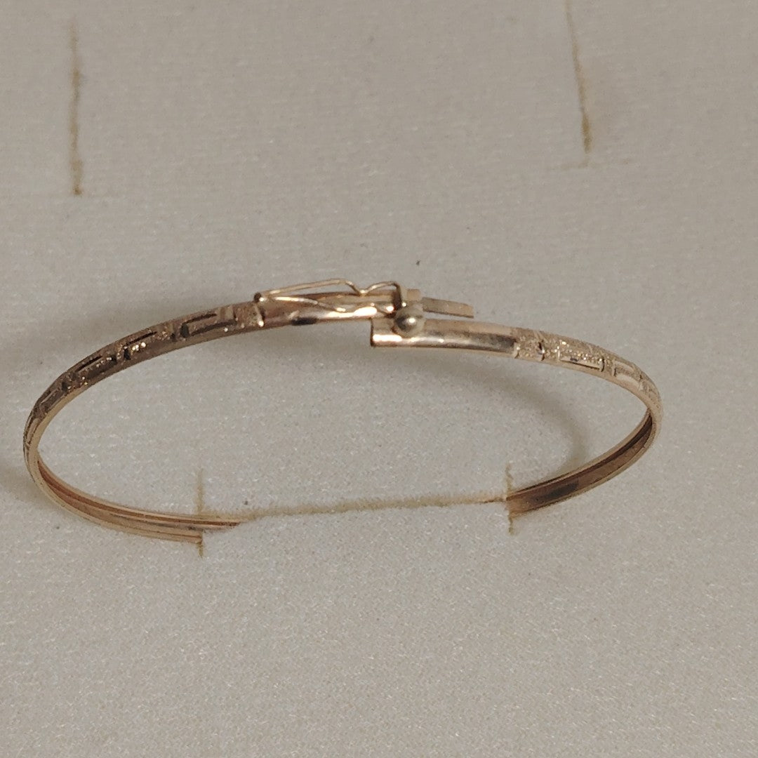 PULSERA RIGIDA ORO 14 K 2.9 GRMS (SEMINUEVO)
