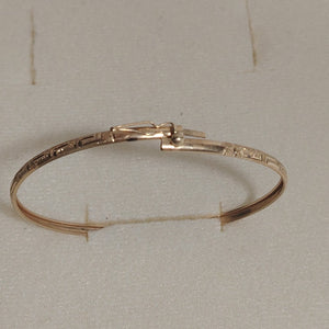 PULSERA RIGIDA ORO 14 K 2.9 GRMS (SEMINUEVO)
