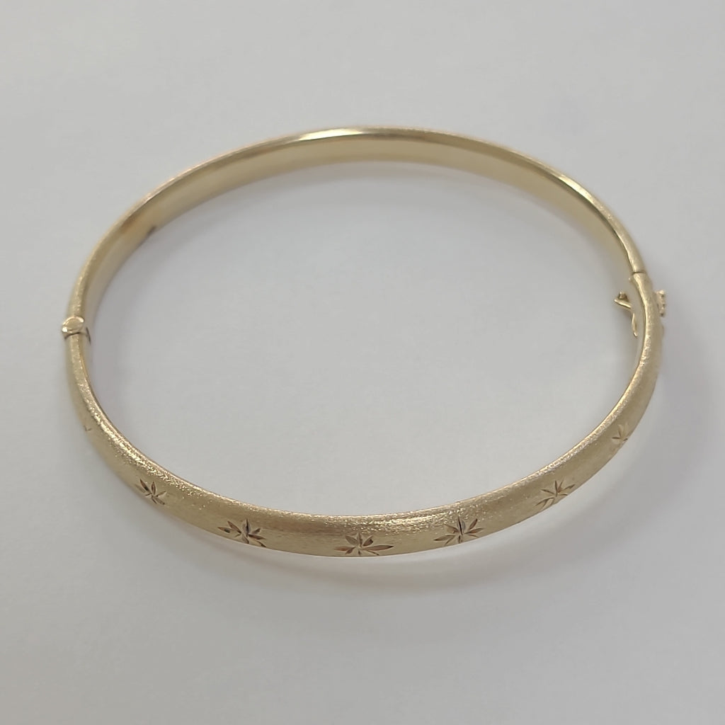 PULSERA RIGIDA ORO 14 K 8,30 GRMS (SEMINUEVO)