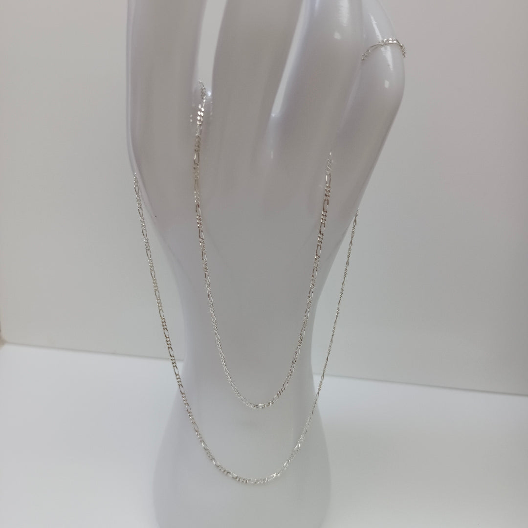 CADENA TEJIDO 3X1 PLATA .925 55 CM 2.2 GR (NUEVO)
