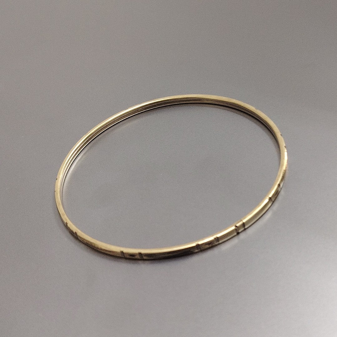 PULSERA, PULSERA RIGIDA ORO 10 K 4.1 GRMS (SEMINUEVO)