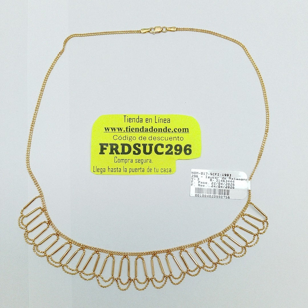 GARGANTILLA ORO 14 K 7.4 GRMS (SEMINUEVO)