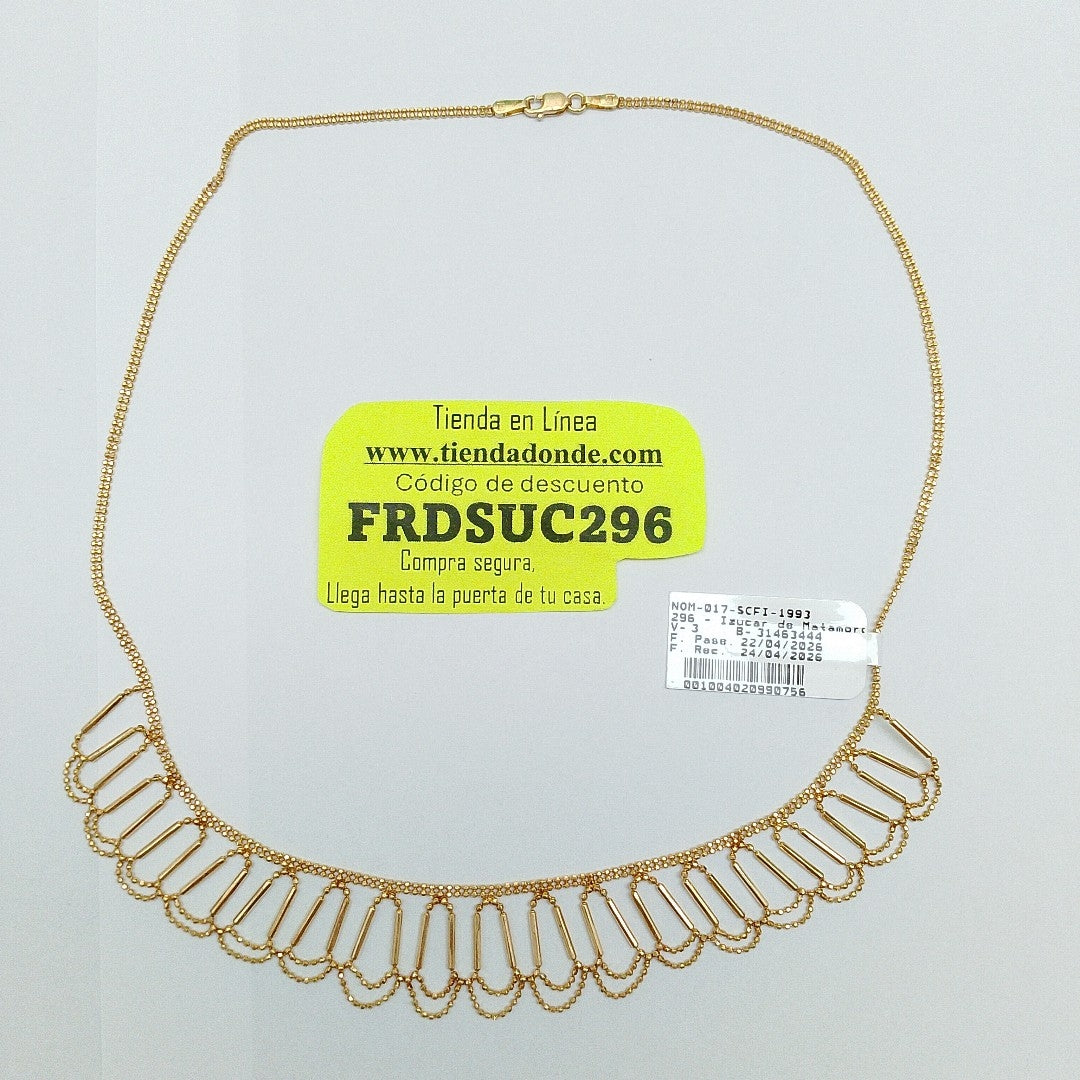 GARGANTILLA ORO 14 K 7.4 GRMS (SEMINUEVO)