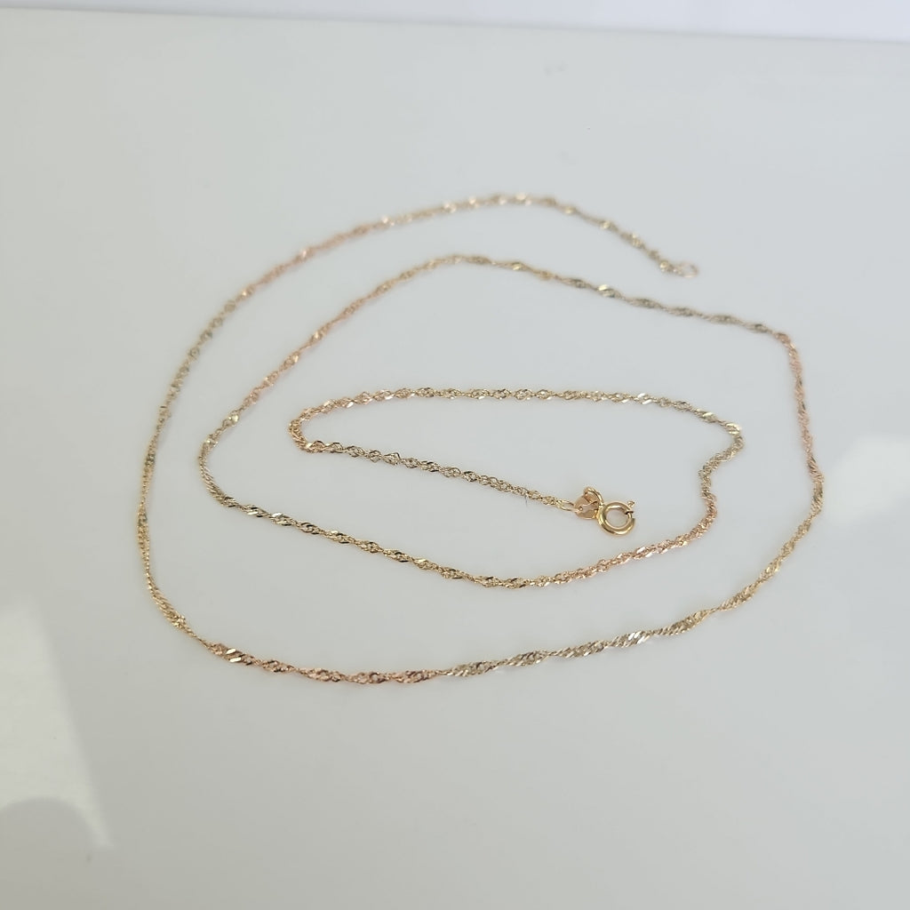 CADENA ORO 14 K 2.1 GRMS (SEMINUEVO)