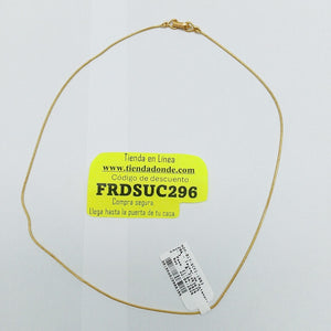 CADENA ORO 18 K 6 GRMS (SEMINUEVO)