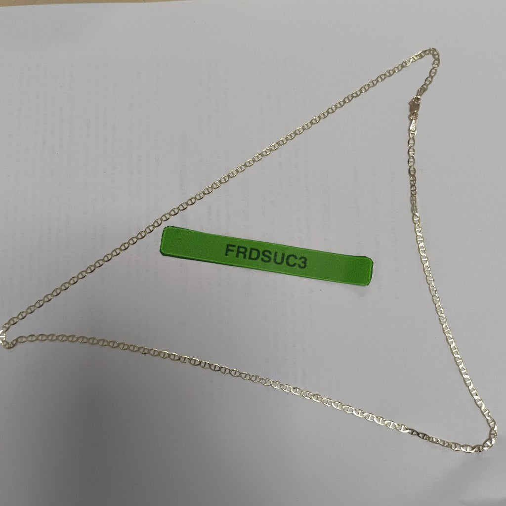 CADENAS TEJIDO GUCHI ORO 10K 60 CM 4.2 GR (NUEVO)