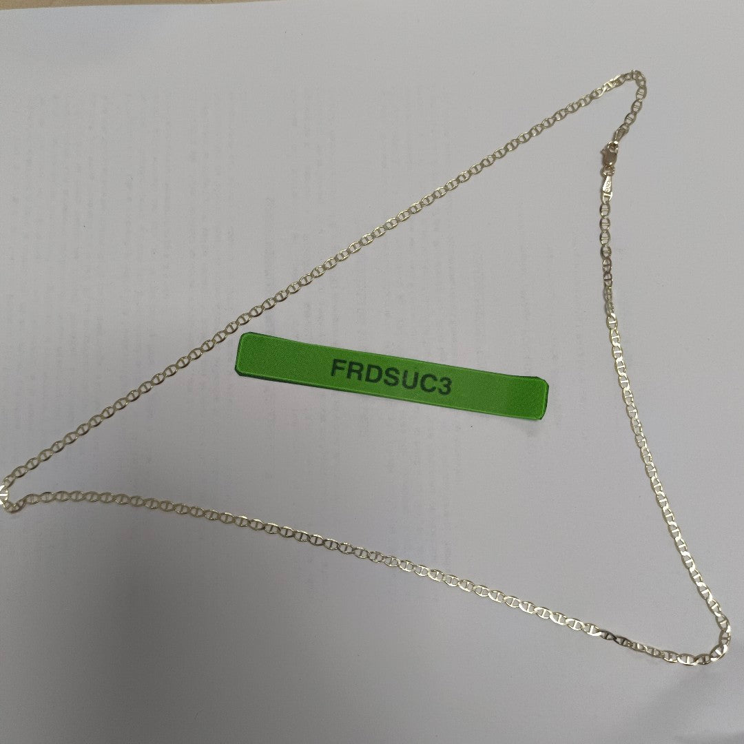 CADENAS TEJIDO GUCHI ORO 10K 60 CM 4.2 GR (NUEVO)