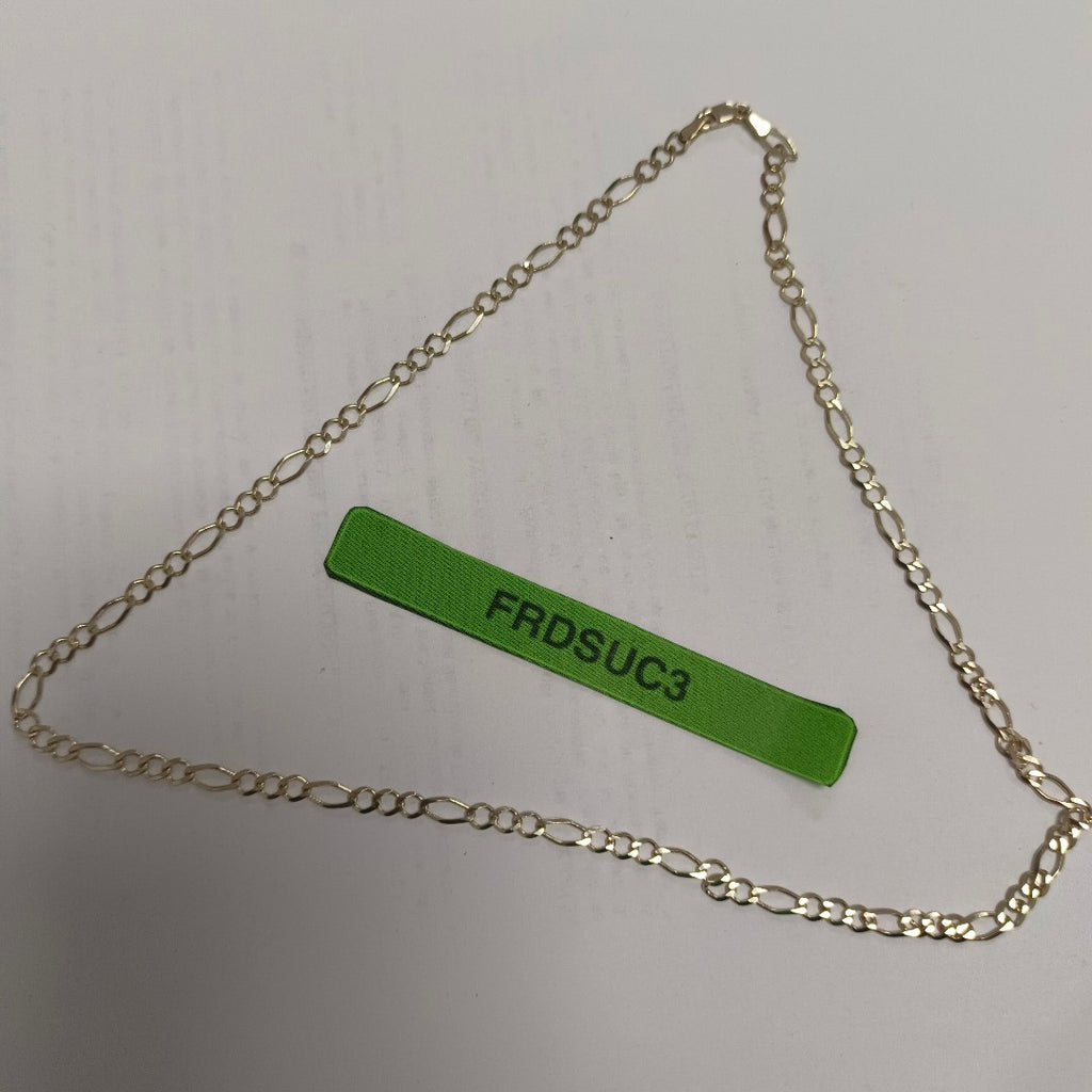 CADENAS TEJIDO 3X1 ORO 10K 50 CM 6.5 GR (NUEVO)