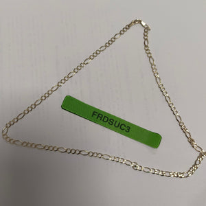 CADENAS TEJIDO 3X1 ORO 10K 50 CM 6.5 GR (NUEVO)