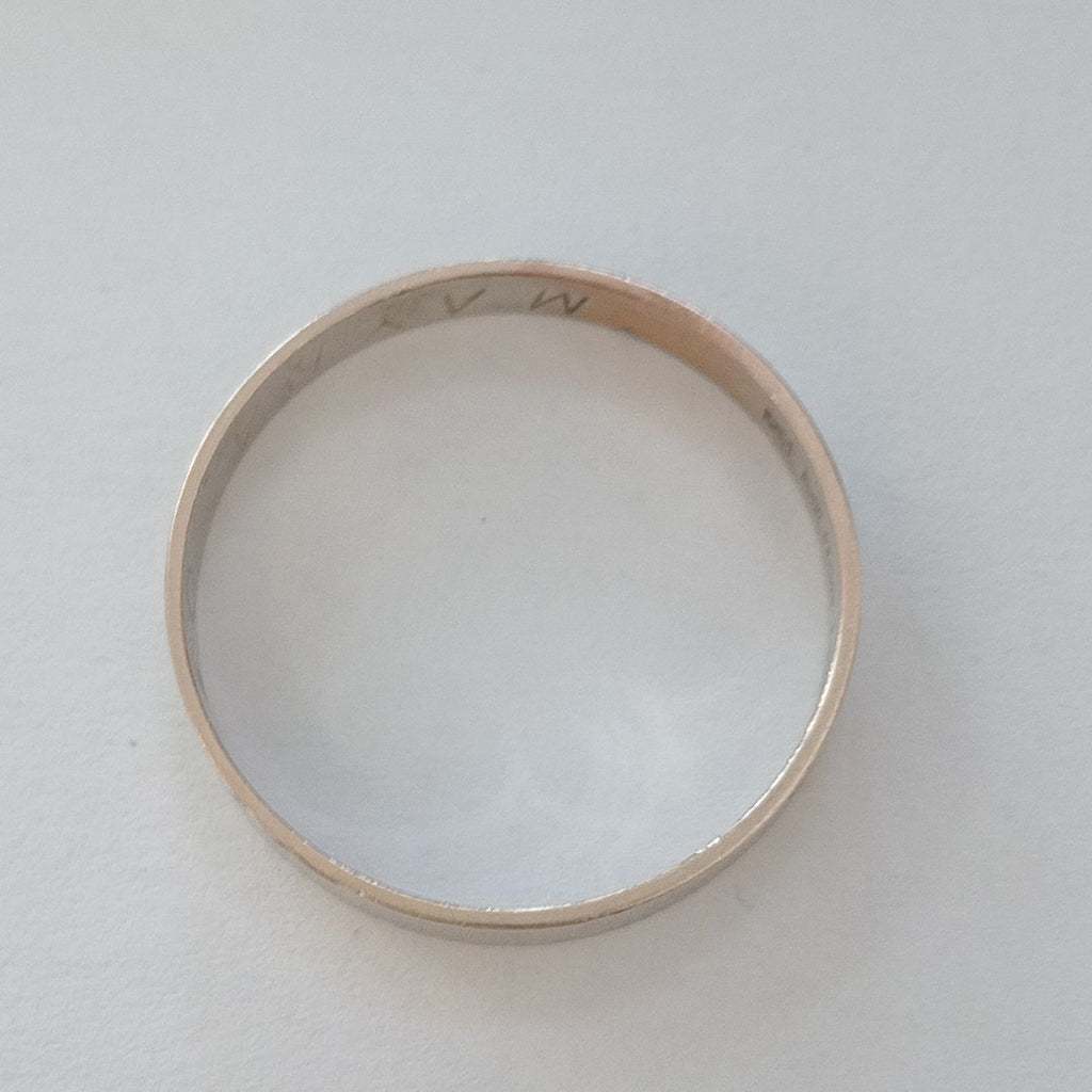 ARGOLLA ORO BLANCO 14 K 2.4 GRMS (SEMINUEVO)
