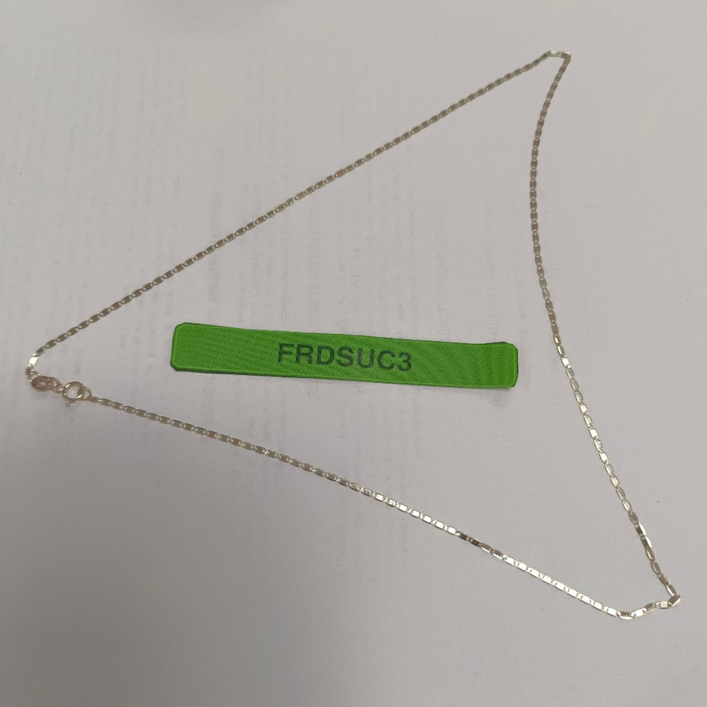 CADENAS TEJIDO ESPEJO ORO 10K 50 CM 1.6 GR (NUEVO)
